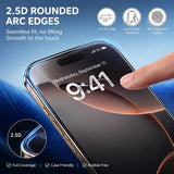 2 Pack Screen Protector for iPhone 13  Tempered Glass, Anti Scratch, Bubble Free