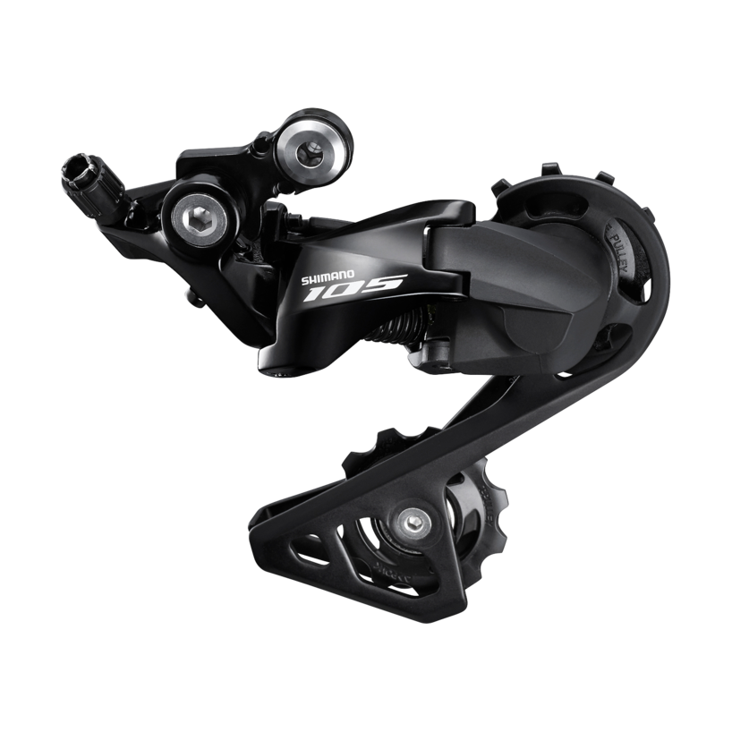 REAR DERAILLEUR, RD-R7000, 105, GS 11-SPEED, TOP NORMAL SHADOW DESIGN, DIRECT ATTACHMENT, BLACK