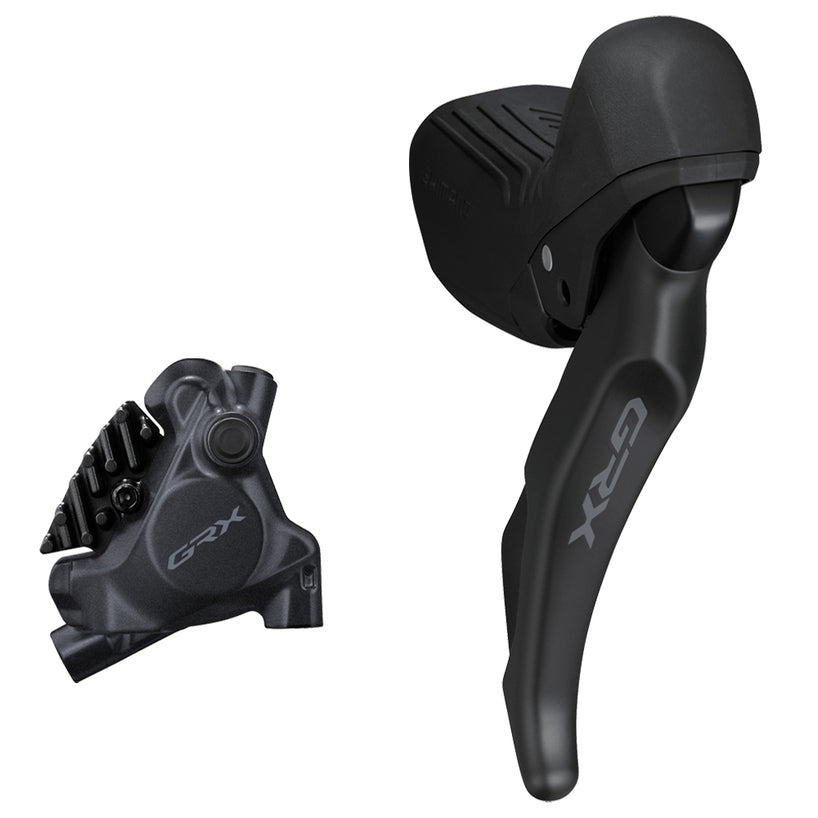 DISC BRAKE ASSEMBLED SET/J-KIT DIRECT, GRX, ST-RX610(L), BR-RX410(F), FOR 160MM ROTOR, RESIN PAD (W/FIN), SL INNER 1800MM, SM-BH90 1000MM, OT-SP41 600MM