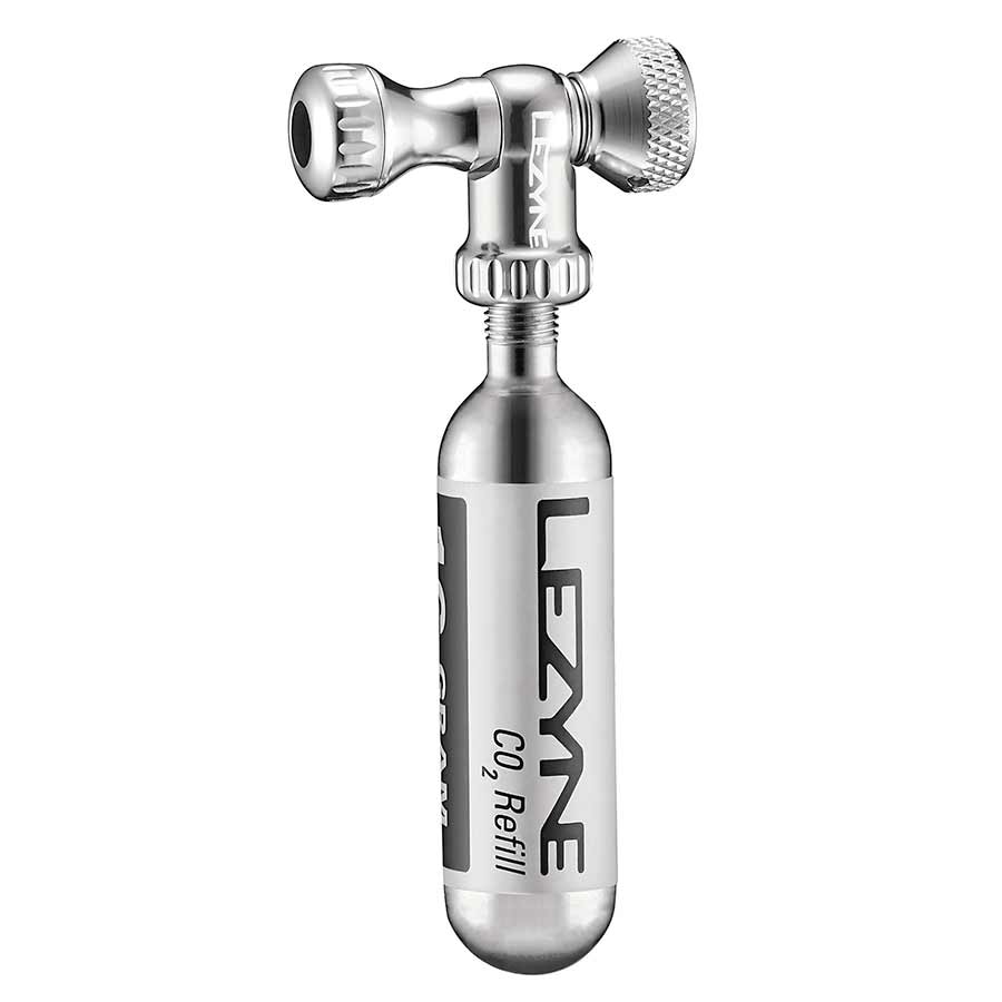 Lezyne, Control Drive CO2, CO2 Inflator, Threaded, Presta, Schrader, Black, 1x16g