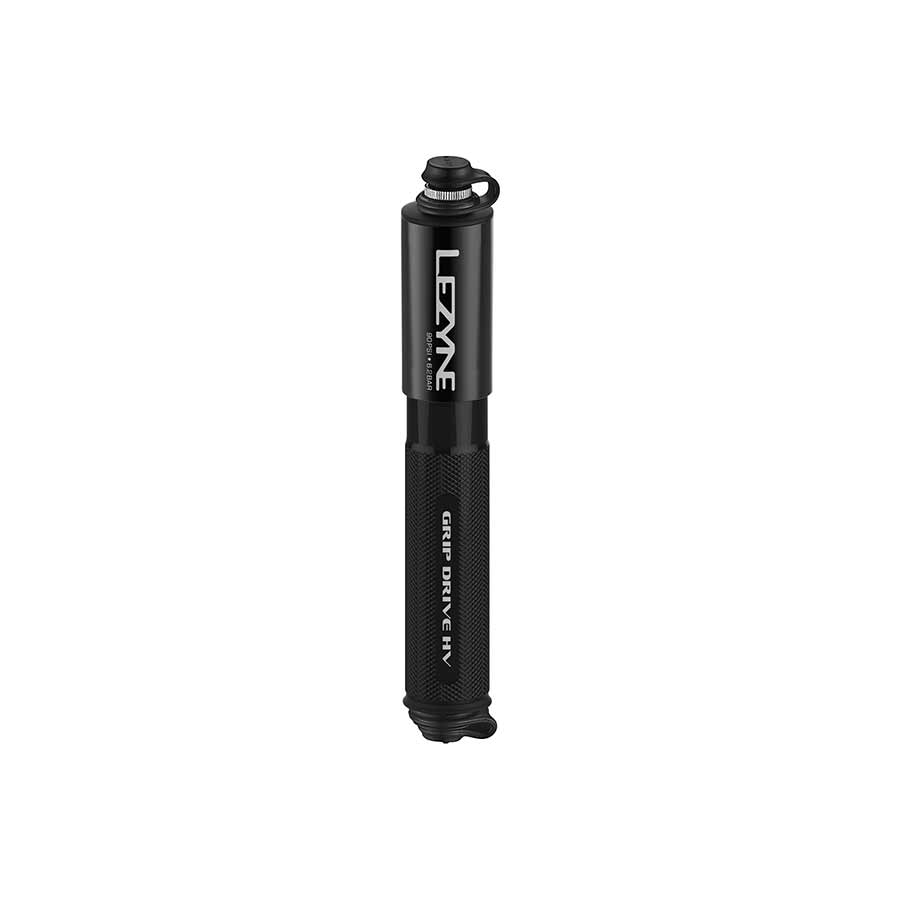 Lezyne, Grip Drive HV, Pump, ABS Flip Chuck, 90PSI, Black, M, 231mm