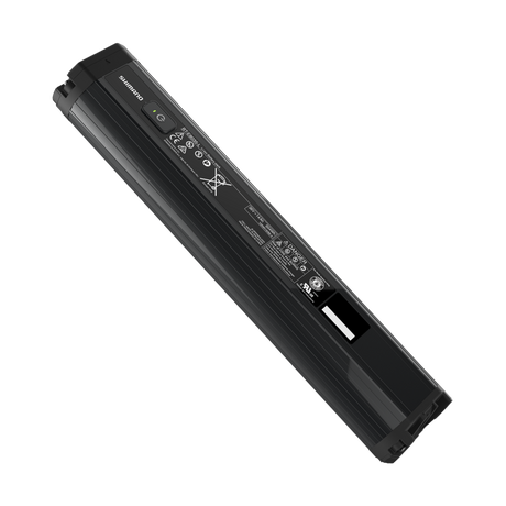 BATTERY, BT-E8035-L, FOR STEPS, POSITION: FRAME (DOWN TUBE, INTEGRATED), 3 INCHES LONGER THAN BT-E8035, 504Wh, BLACK