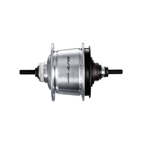 INTERNAL HUB GEAR 8-SPEED FOR DISC, SG-S7001-8, ALFINE, 32H 135X187MM, W/ROTOR MOUNT COVER, BLACK