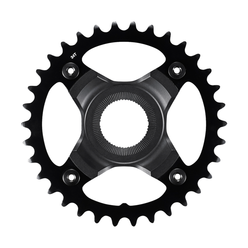 CHAINRING, SM-CRE70-12-B, 36T W/O CHAIN GUARD, CHAIN LINE 53MM, BLACK