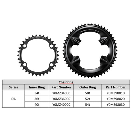 FRONT CHAINWHEEL, FC-R9200-P, DURA-ACE, FOR REAR 12-SPEED, HOLLOWTECH 2, 177.5MM, W/O CHAINRING, W/CHAINRING FIXING BOLT, W/O BB, W/TL-FC40, W/EW-EC300