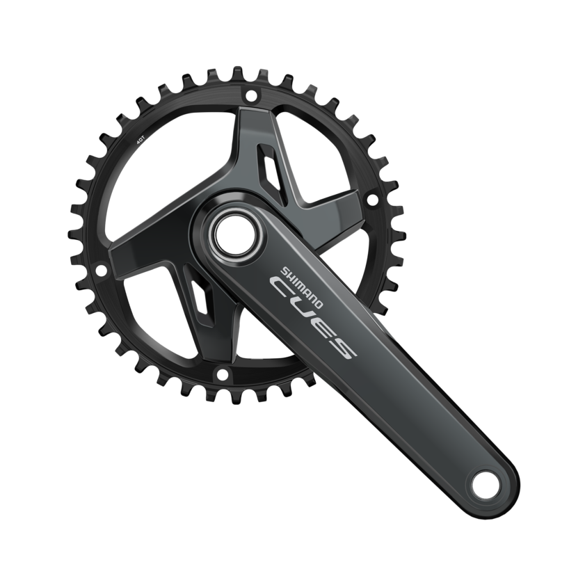 FRONT CHAINWHEEL, FC-U8000-1, CUES, FOR REAR 9/10/11-SPEED, HOLLOWTECH 2, 175MM, 40T W/O CG, W/O BB PARTS, CHAIN CASE COMPATIBLE