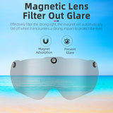 ROCKBROS Ultralight Magnetic Goggles Cycling Helmet