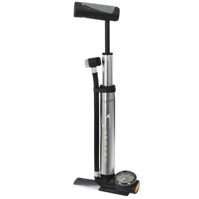 (MP-04G) Mini Floor Pump w/ Gauge