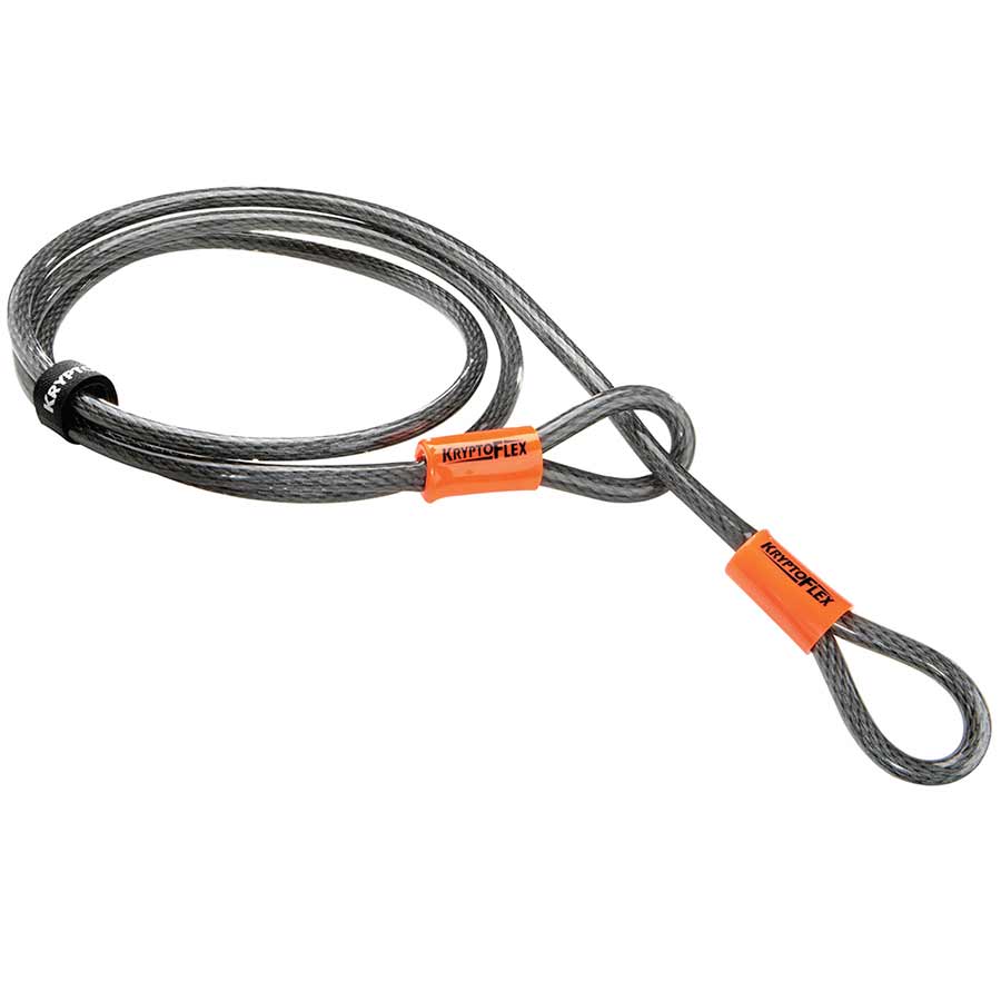 Kryptonite, KryptoFlex 710, Cable lock, 10mm, 213cm, 7', Black