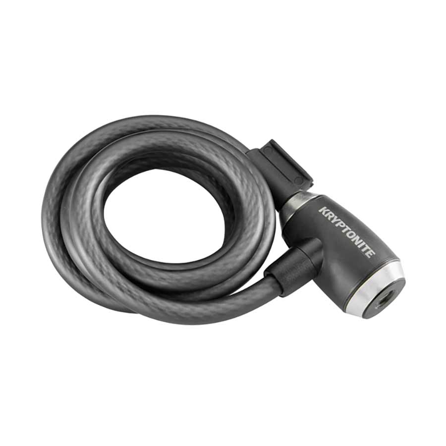 Kryptonite, KryptoFlex 1218, Cable lock, Key, 12mm, 180cm, 5.9', Black