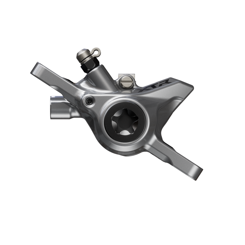 HYDRAULIC DISC BRAKE, BR-M9200, XTR, 2-PISTON, FRONT OR REAR, W/O ADAPTER, W/K04TI METAL PAD (W/O FIN)