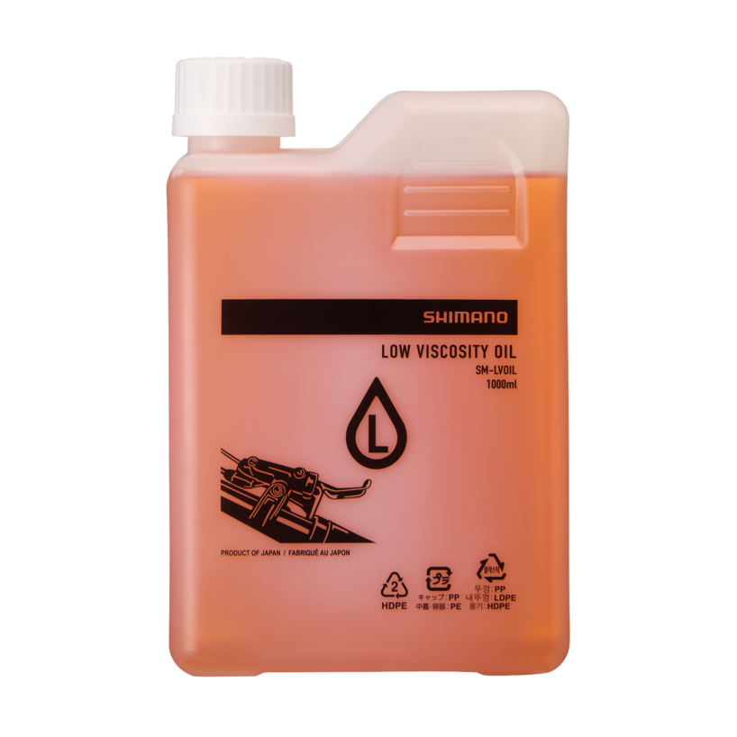 DISC BRAKE OIL (LOW VISCOSITY MINERAL OIL), SM-LVOIL, FOR SHIMANO DISC BRAKE, 1000ml