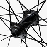 WHEEL, WH-RX180-700C, F&R:24H, FOR 12S, OLD:100/142MM, F/R:12MM E-THRU, TUBELESS, W/TL TAPE, FOR CL DISC, MICRO SPLINE