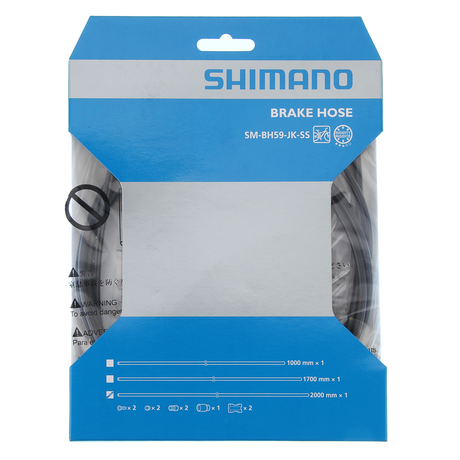 SM-BH59 BRAKE HOSE STRAIGHT-STRAIGHT 2000MM, W/CONNECTING UNIT