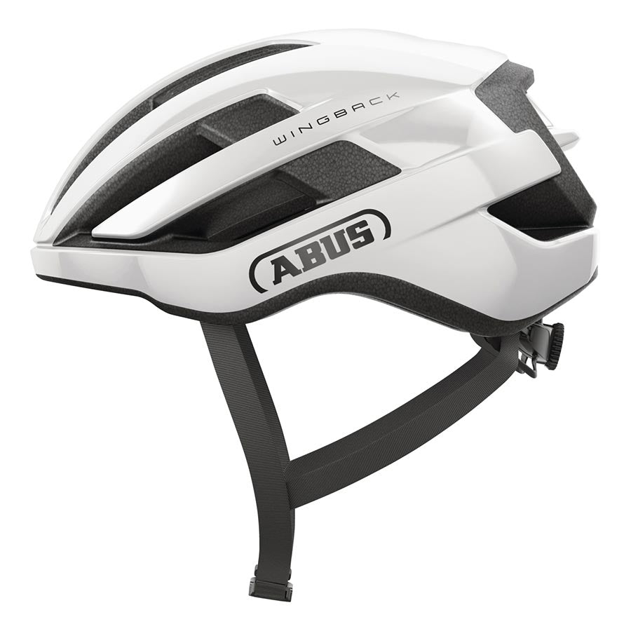 Abus, WingBack, Helmet, M, 52 - 58cm, Shiny White
