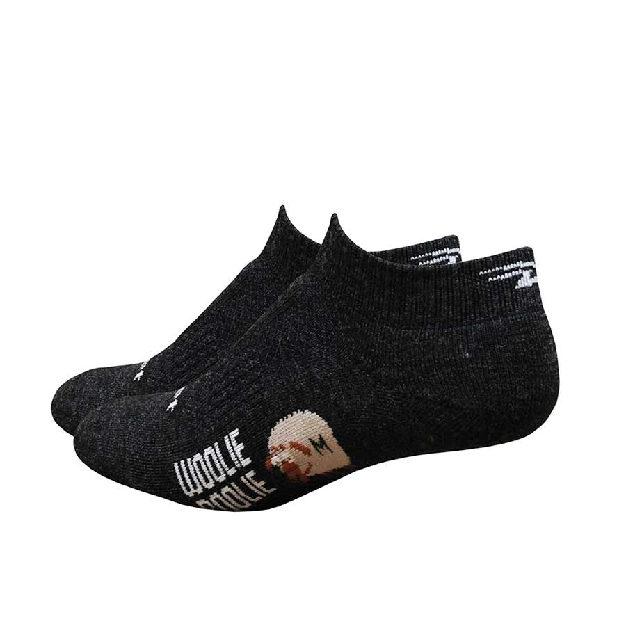 DeFeet, Woolie Boolie, 4'', Socks, Charcoal, M, Pair