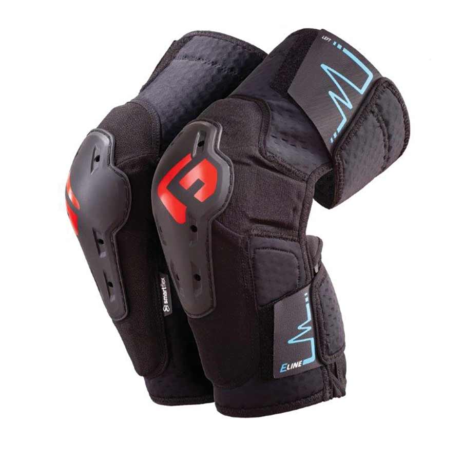 G-Form, E-Line Knee, Knee Guards, Black/Black, XL, Pair