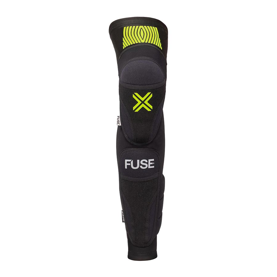 Fuse, Omega 100 Knee Combo, Knee/Shin Guard, Black, M, Pair