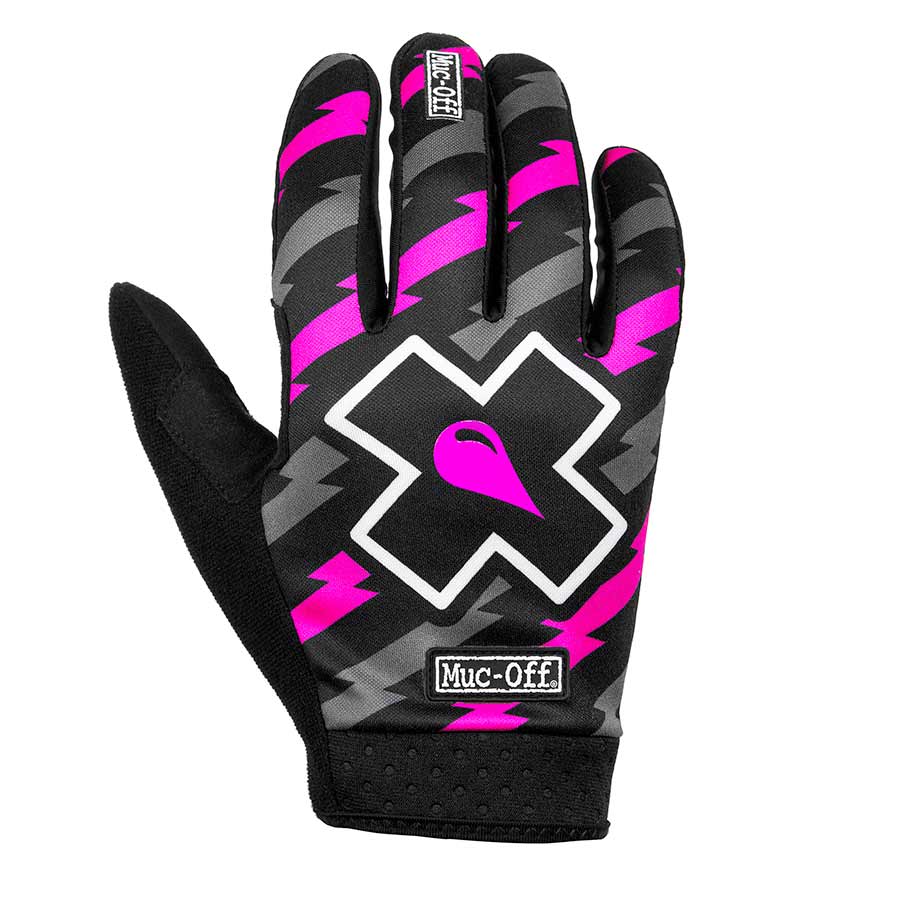 Muc-Off, MTB Ride, Full Finger Gloves, Unisex, Bolt, XL, Pair