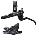 DISC BRAKE ASSEMBLED SET/J-kit, DEORE, BL-M6100 (R), BR-M6100 (R), W/O ADAPTER, METAL PAD (W/O FIN), 1700MM HOSE (SM-BH90-SS BLACK), W/CONNECTER INSERT
