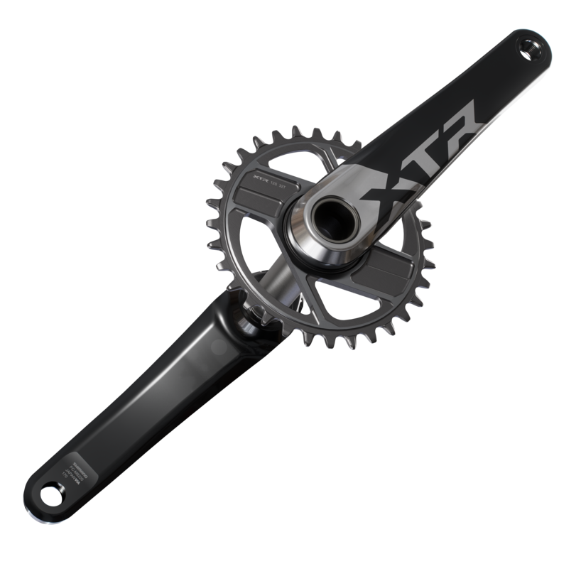FRONT CHAINWHEEL, FC-M9200, XTR, FOR REAR 12-SPEED, HOLLOWTECH 2, 175MM, W/O CHAINRING, W/O CG, W/O BB PARTS