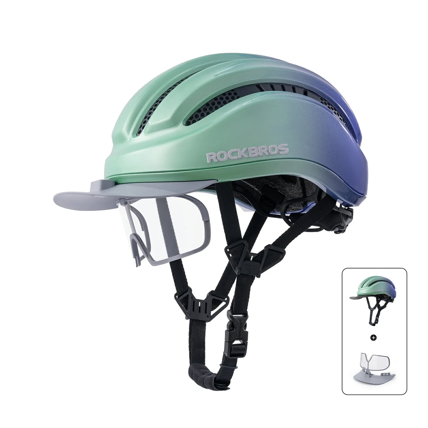 Bike Cycling Helmet with Magnetic Visor