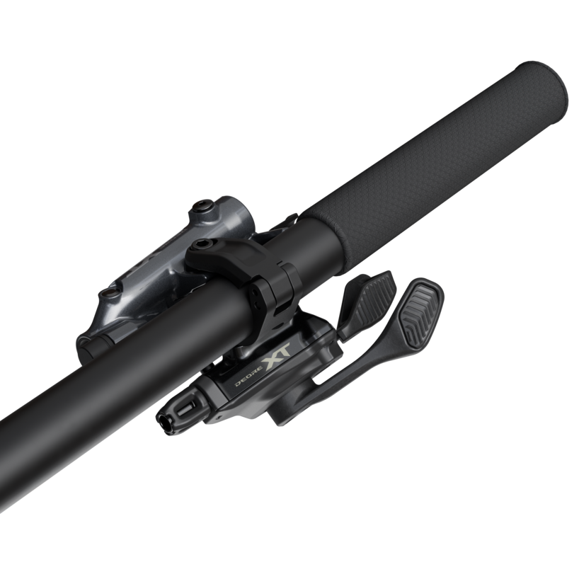 SHIFT LEVER, SL-M8210-IR, DEORE XT, RIGHT, DIRECT ATTACH TO BL (I-Spec EV), 12-SPEED, 2050MM INNER, W/O OGD, BLACK OT-SP41S, ADD 6MM SEALED CAP X3 AND NOSE CAP X1