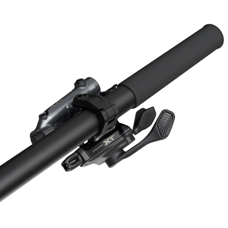 SHIFT LEVER, SL-M8210-IR, DEORE XT, RIGHT, DIRECT ATTACH TO BL (I-Spec EV), 12-SPEED, 2050MM INNER, W/O OGD, BLACK OT-SP41S, ADD 6MM SEALED CAP X3 AND NOSE CAP X1
