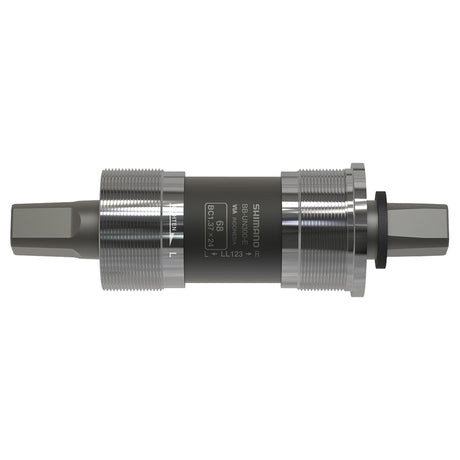 E-TYPE MTB DOUBLE BOTTOM BRACKET, BB-UN300-E, SPINDLE: SQUARE TYPE, SHELL: BSA 68MM, SPINDLE: 122.5MM (LL123), W/O FIXING BOLT