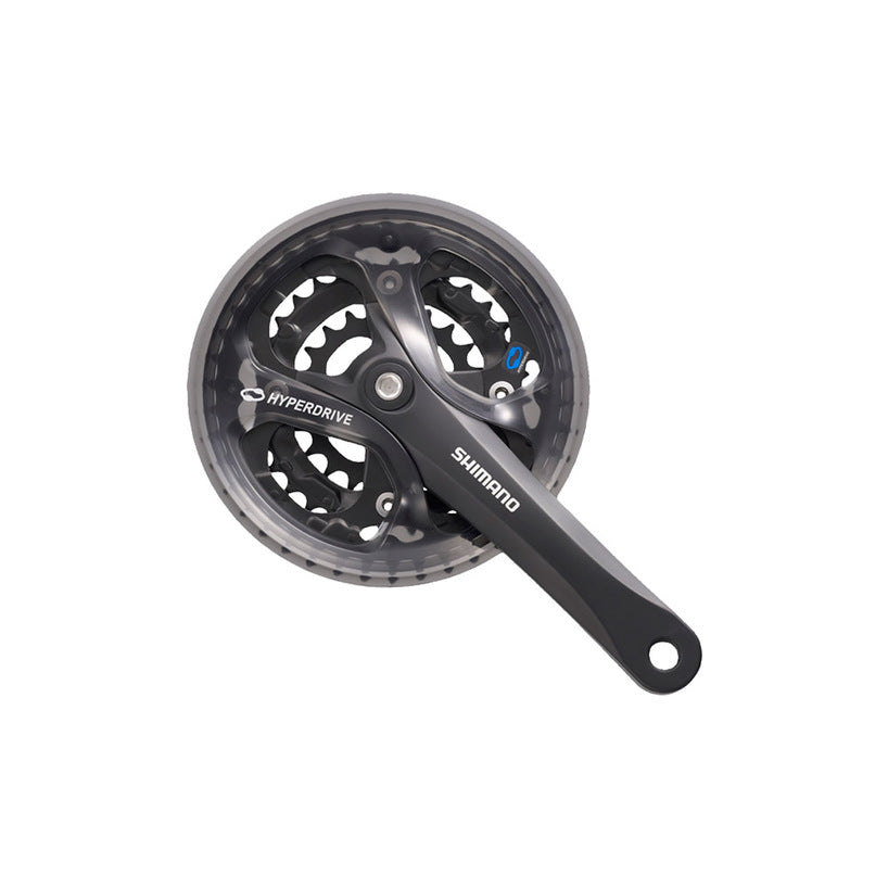 FRONT CHAINWHEEL, FC-M361-L, FOR REAR 7/8-SPEED, 175MM, 42X32X22TFOR HG-CHAIN, W/CHAIN GUARD, CHAIN CASECOMPATIBLE, BLACK