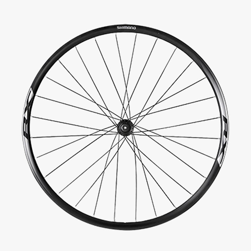 WHEEL,WH-RX010, FRONT, 28H, BLACK, CL DISC, RIM(W/TAPE) CLINCHER 622-17C, QR:133MM, OLD:100MM, W/O WHEEL BAG