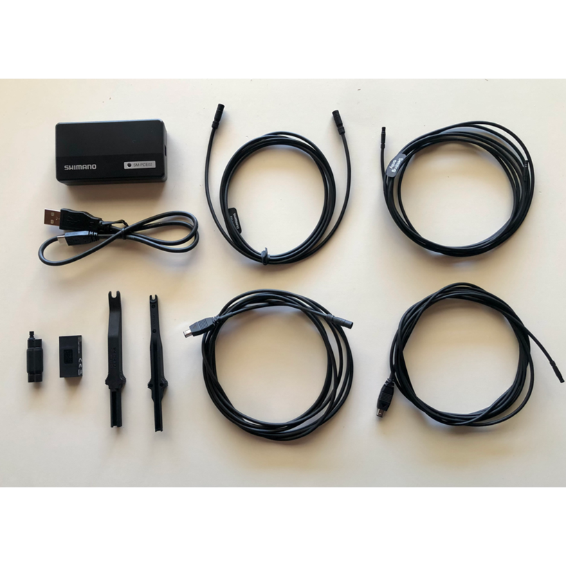 SM-PCE02 Kit for Di2 / STEPS, Includes USD Cable, PC Link Cable (SD50, SD300), Setting Cable (SD50, SD300), SMJC41, EW-JC304, TL-EW02 & TL-EW300