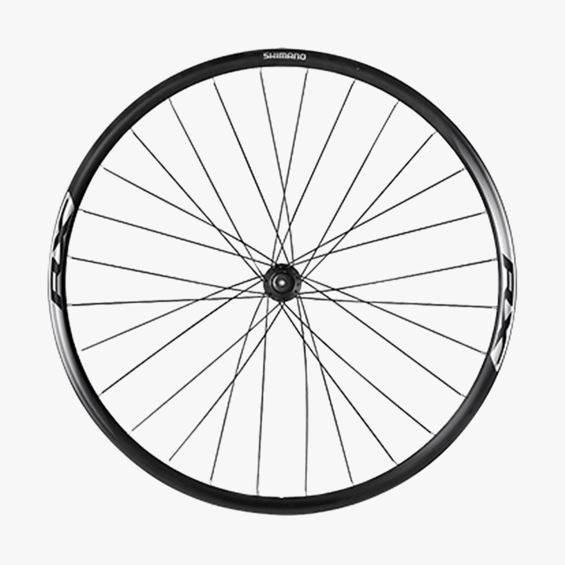 WHEEL,WH-RX010,F:28H/R:28H, BLACK, FOR 10-11SPD, CL DISC, RIM(W/TAPE) CLINCHER 622-17C, R-QR:173MM,135MM OLD, W/O BAG