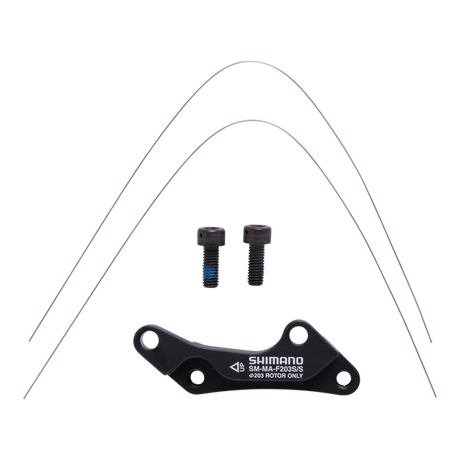 MOUNT ADAPTER FOR DISC BRAKE CALIPER, SM-MA-F203P/PM, Post Mount to Post Mount, 180mm to 203mm