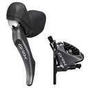 DISC BRAKE ASSEMBLED SET/J-KIT, GRX, ST-RX810-LA DROPPER LEVER (NO SHIFT), BR-RX810(F), RESIN(W/FIN), SM-BH90 BLACK