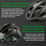 Cycling Helmet Bionic Support Antibacterial Liner Adjustable Fit