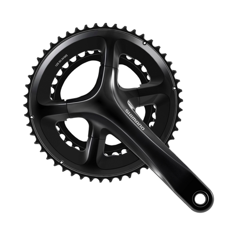 FRONT CHAINWHEEL, FC-RS520, FOR REAR 12-SPEED, 2-PCS FC, 172.5MM, 50-34T W/O CG, W/O BB PARTS, BLACK