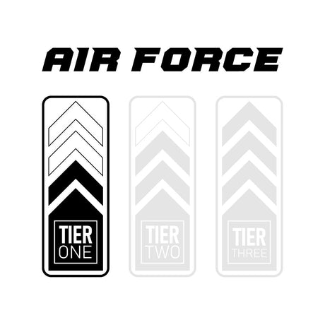 (FP-T1BK) AIR FORCE TIER ONE Floor Pump