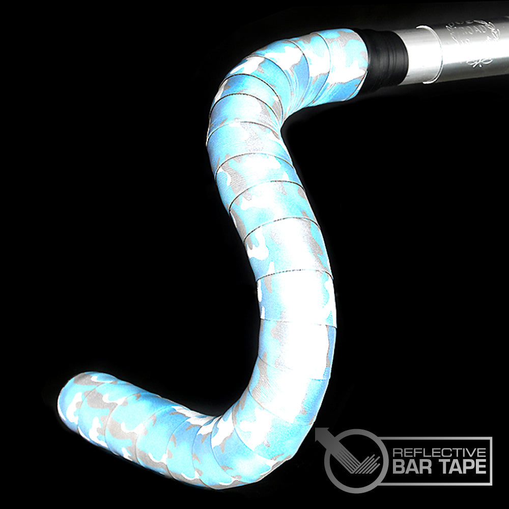 (BT-REFBL) Reflective Bar Tape - Blue Camo