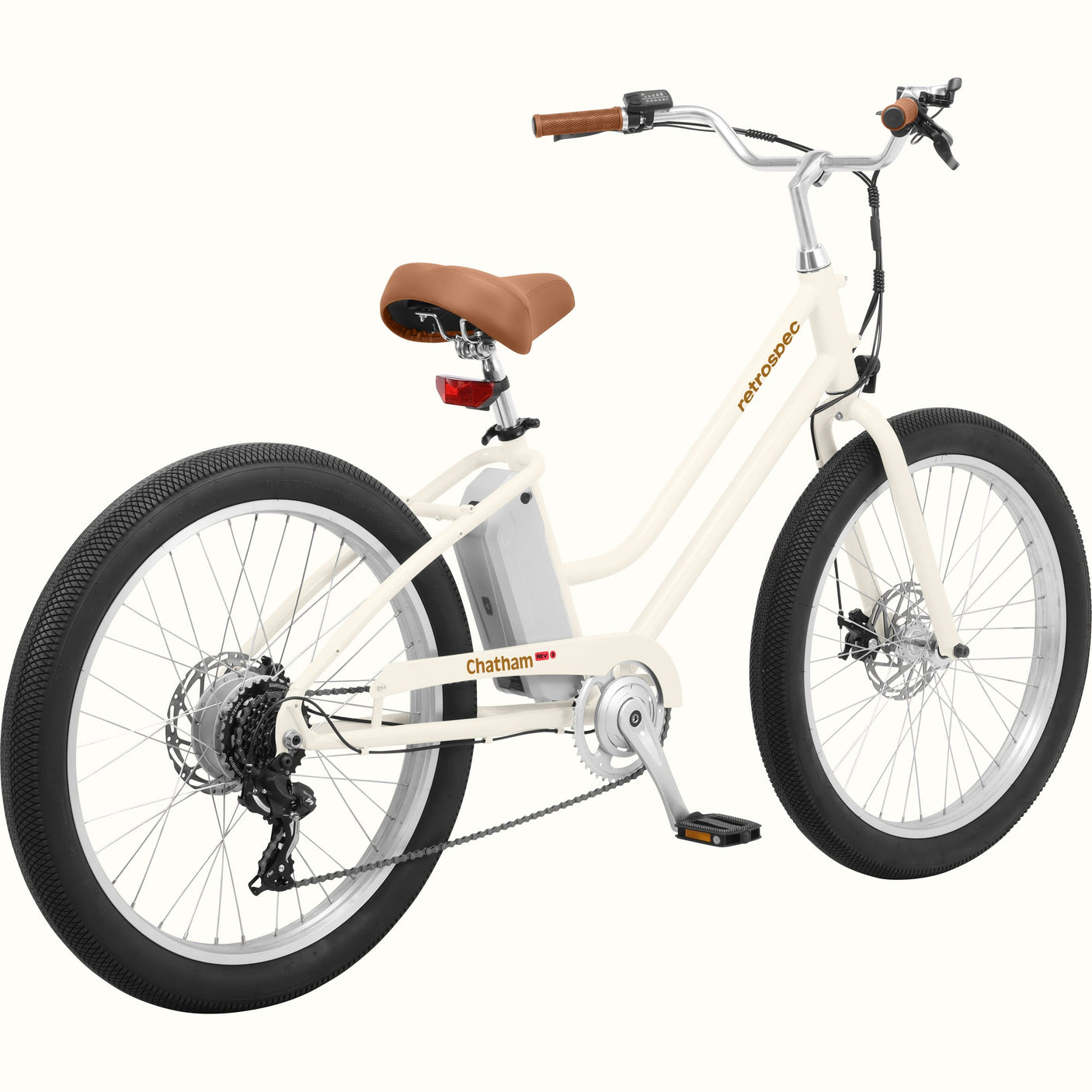Chatham Rev 3 Beach Cruiser Electric Bike - Step Through