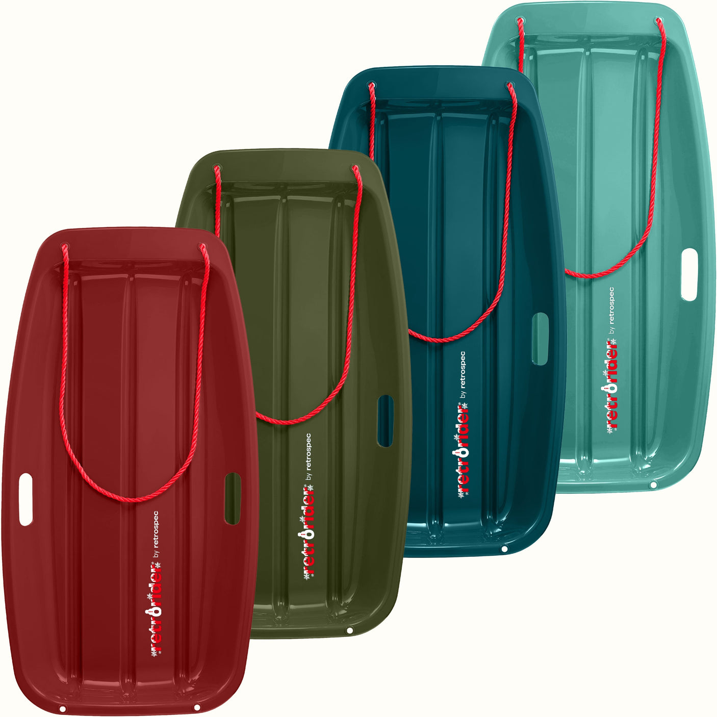 Retrorider Toboggan Snow Sled - 35”/48”