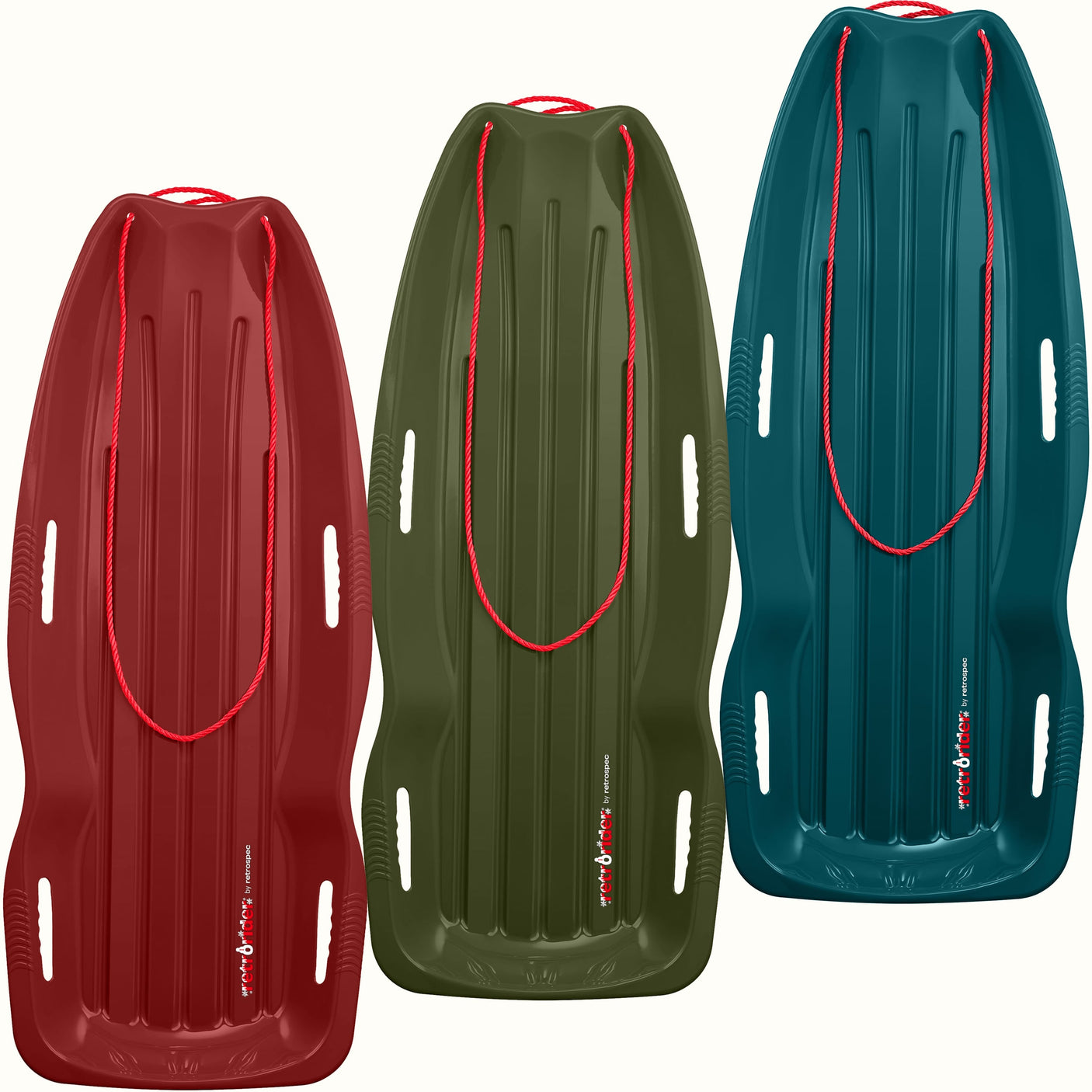 Retrorider Toboggan Snow Sled - 35”/48”