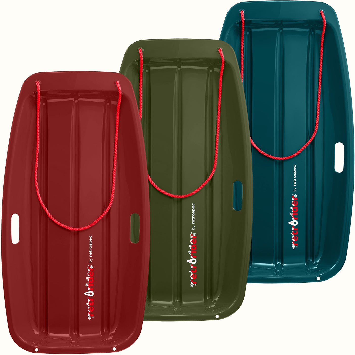 Retrorider Toboggan Snow Sled - 35”/48”