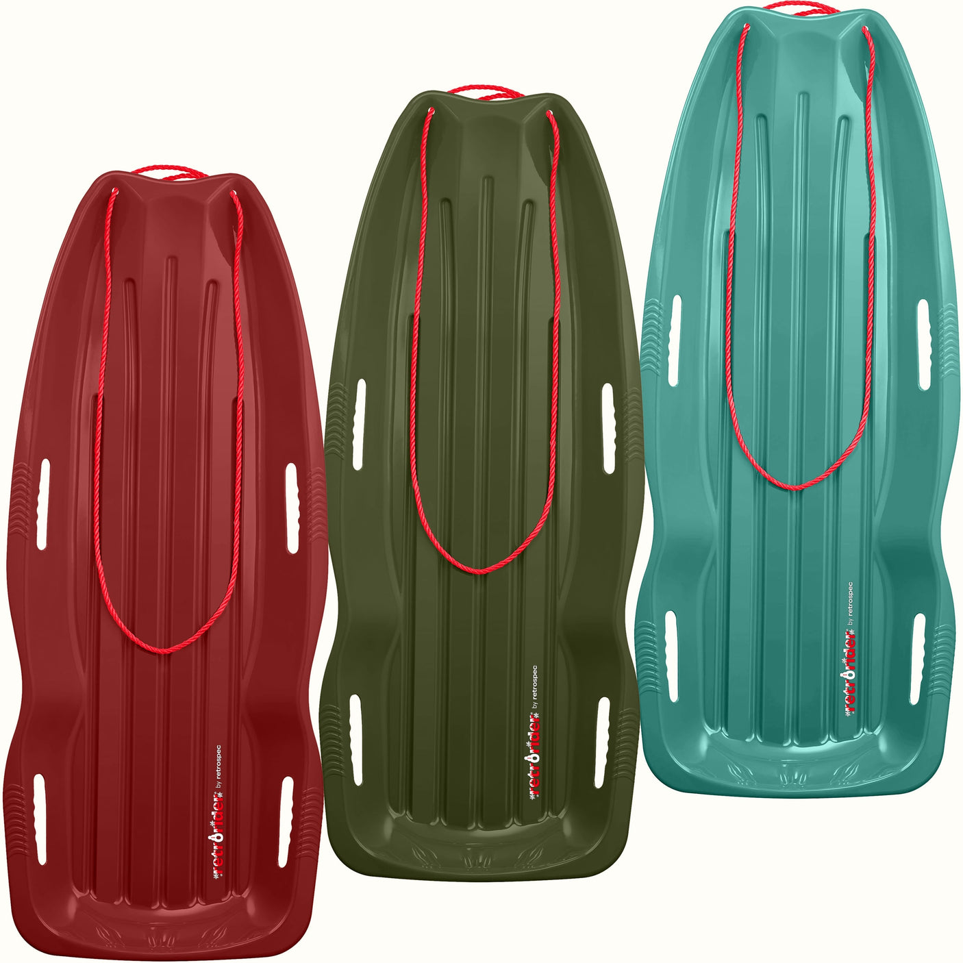 Retrorider Toboggan Snow Sled - 35”/48”