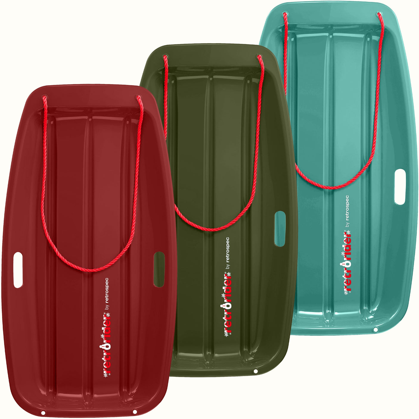 Retrorider Toboggan Snow Sled - 35”/48”