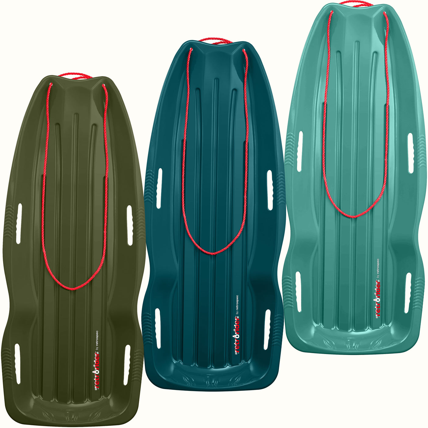 Retrorider Toboggan Snow Sled - 35”/48”