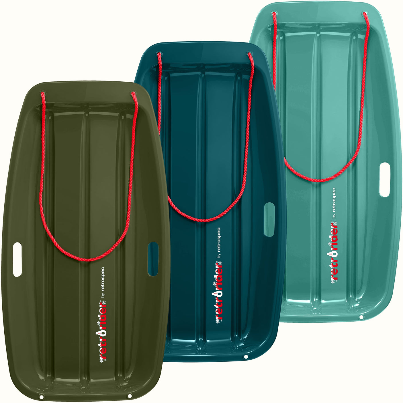 Retrorider Toboggan Snow Sled - 35”/48”