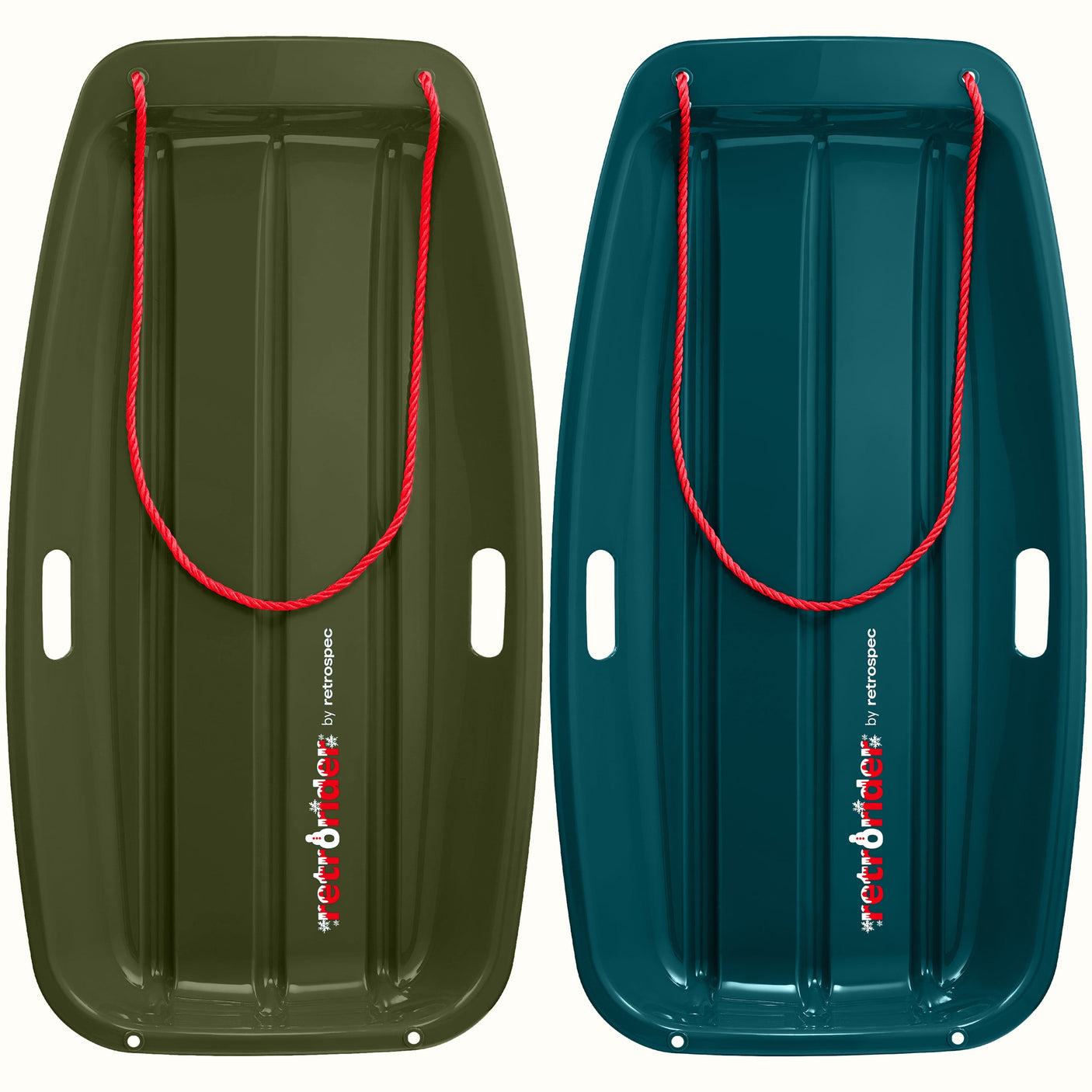 Retrorider Toboggan Snow Sled - 35”/48”