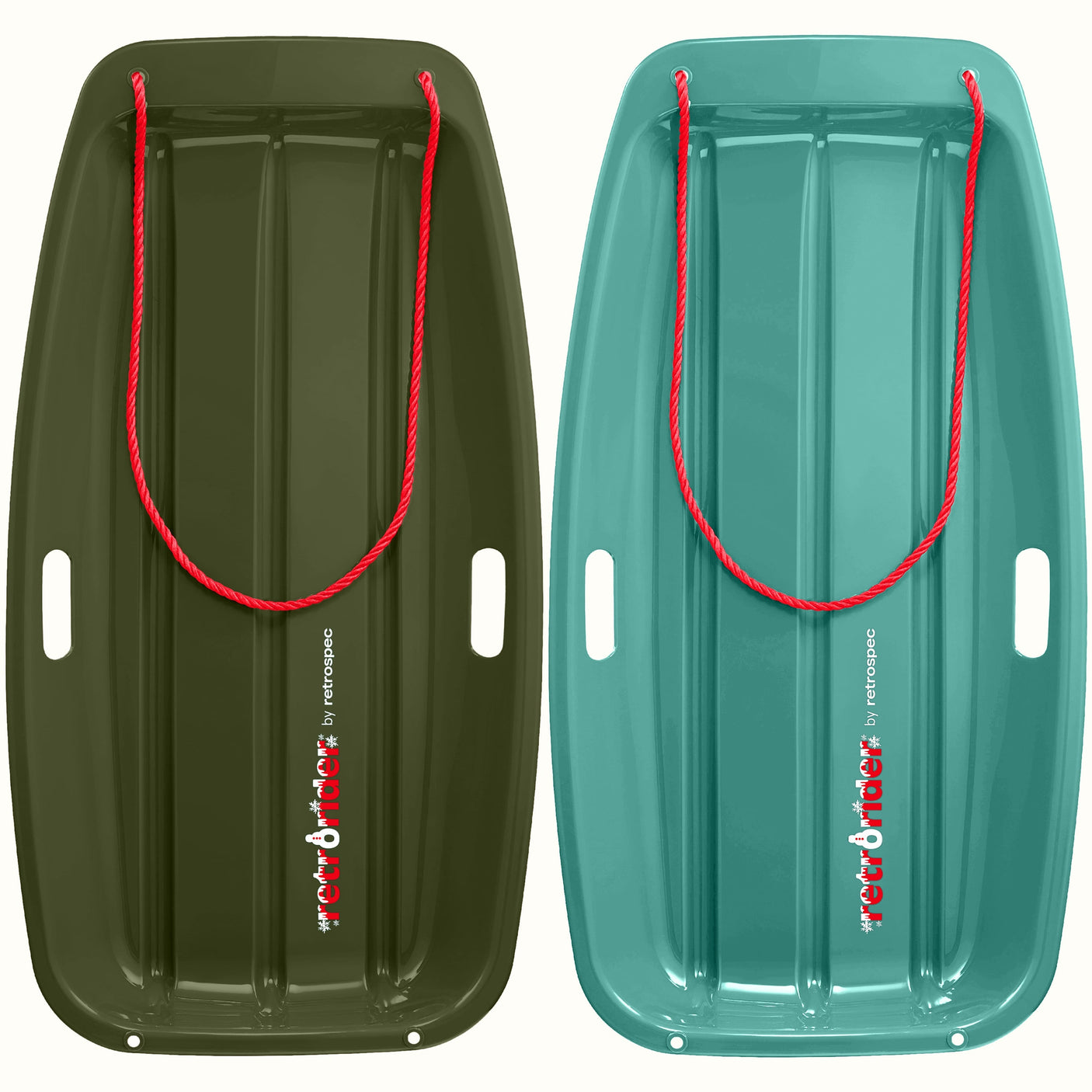 Retrorider Toboggan Snow Sled - 35”/48”