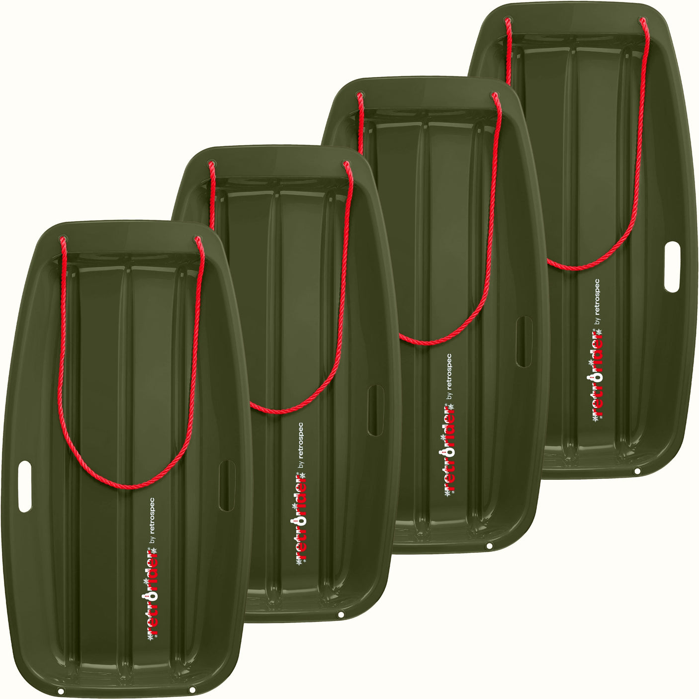 Retrorider Toboggan Snow Sled - 35”/48”